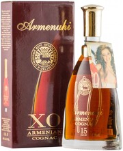 Armenuhi XO 15 Years Old, gift box, 0.5 L
