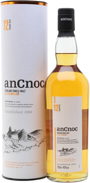 In the photo image An Cnoc 12 Years Old, gift box, 0.7 L