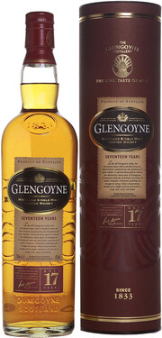 На фото изображение Glengoyne 17 Years Old, gift box, 0.7 L (Гленгойн 17 лет, в подарочной коробке в бутылках объемом 0.7 литра)