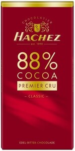 Hachez, Bitter Chocolade Premier Cru Classic, 88% Cacao, 100 г