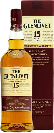 In the photo image Glenlivet French Oak Reserve 15 Years Old, gift box, 0.7 L