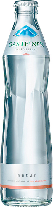 На фото изображение Gasteiner Kristallklar Still, Glass, 0.33 L (Гаштайнер Кристаллклар негазированная, в стеклянной бутылке объемом 0.33 литра)