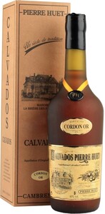 Кальвадос Calvados Pierre Huet, Cordon Or, Calvados AOC, gift box, 0.7 л