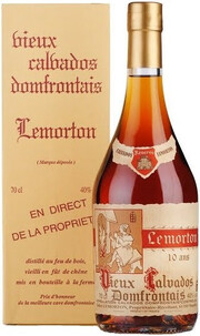 In the photo image Calvados Lemorton, Reserve 10 Years Old, gift box, 0.7 L