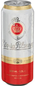 Konig Pilsener, in can, 0.5 L