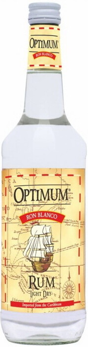 На фото изображение Toorank Distilleries, Optimum Ron Blanco, 1 L (Оптимум Рон Бланко объемом 1 литр)