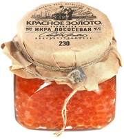 Red Gold Salmon Caviar, glass, 230 g