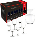 Riedel, Ouverture 6 Magnum Glasses & Apple Decanter, gift set