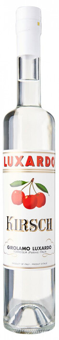На фото изображение Luxardo, Kirsch, 0.5 L (Люксардо, Кирш объемом 0.5 литра)