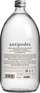 Antipodes Sparkling Mineral Water, glass, 1 л