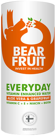 На фото изображение Bear Fruit, Everyday, 0.25 L (Беар Фрут, Эвридэй, функциональный сокосодержащий напиток объемом 0.25 литра)