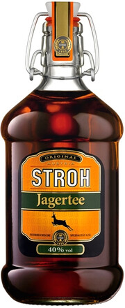 На фото изображение Stroh Jagertee 40, 0.5 L (Штро Ягертэ 40 объемом 0.5 литра)