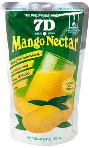 На фото изображение 7D Mango Nectar, 0.2 L (7Д Манговый нектар объемом 0.2 литра)