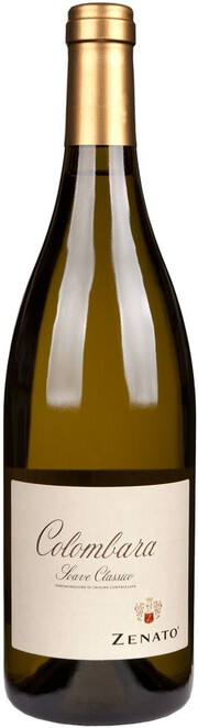 На фото изображение Zenato, Colombara Soave Classico DOC, 0.75 L (Коломбара объемом 0.75 литра)