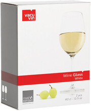 Vacu Vin, White Wine Glass, set of 2 pcs, gift box, 400 мл