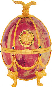 Императорская Коллекция в футляре в форме яйца Фаберже, Мрамор