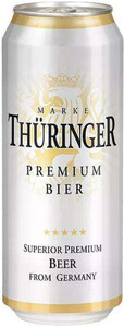 Пиво Thuringer Premium Bier, in can, 0.5 л