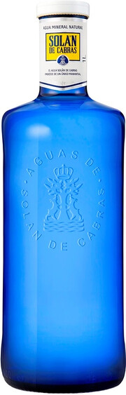 На фото изображение Solan de Cabras Still, Glass, 1 L (Солан де Кабрас Негазированная, в стеклянной бутылке объемом 1 литр)