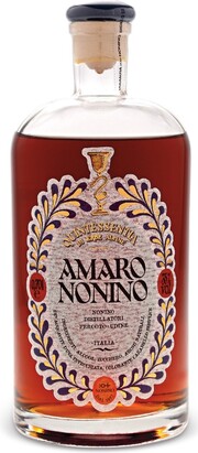 На фото изображение Nonino, Amaro Quintessentia, 0.7 L (Амаро Куинтессентиа объемом 0.7 литра)