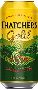 Яблучний сидр Thatchers Gold, in can, 0.5 л