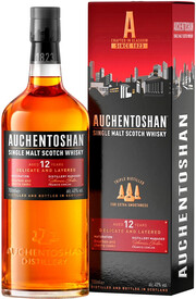 In the photo image Auchentoshan 12 Years Old, gift box, 0.7 L