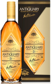 In the photo image The Antiquary 21 years old, gift box, 0.7 L