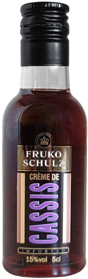 In the photo image Fruko Schulz Creme de Cassis, 0.05 L