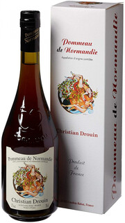 In the photo image Christian Drouin, Pommeau de Normandie, gift box, 0.7 L