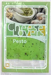 Нарезка сыра Чиз Лавес Песто зеленый, в нарезке, 150 г