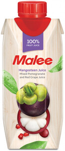 Malee, Mangosteen Mixed Pomegranate and Red Grape Juice, 0.33 л