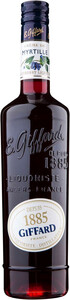 Черничный ликер Giffard, Creme de Myrtille, 0.7 л