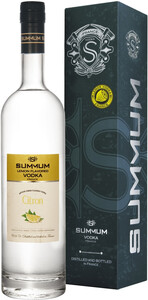 Водка Summum Lemon Flavored, gift box, 0.75 л