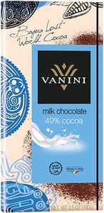 Шоколад Vanini Milk Chocolate, 49% Cocoa, 100 г