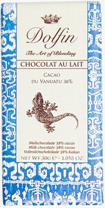 Dolfin, Au Lait Cacao du Vanuatu 38%, 30 g
