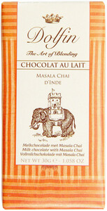 Шоколад Dolfin, Au Lait Masala Chai dInde, 30 г