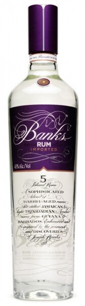 In the photo image Banks 5 Island Rum, 0.1 L