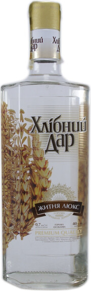 На фото изображение Хлебный Дар Ржаная Люкс, объемом 0.7 литра (Khlibnij Dar Rzhanaya Lux 0.7 L)