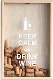 Keep Calm And Drink Wine, light, gift box