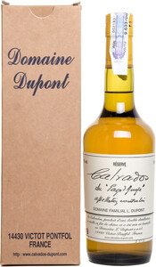 Domaine Dupont, Calvados Reserve, Pays dAuge AOC, gift box, 0.5 л