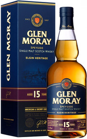 Glen Moray 15 Years Old, gift box, 0.7 л