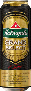 Пиво Kalnapilis Grand Select, in can, 568 мл