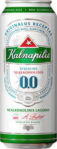 Лагер Kalnapilis Nealkoholinis, in can, 0.5 л