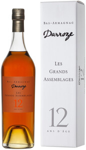 Darroze, Les Grands Assemblages 12 ans dage, Bas-Armagnac, gift box, 0.7 л
