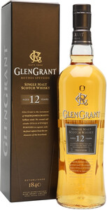 Glen Grant 12 Years Old, with gift box, 0.7 л