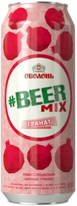 Obolon, BeerMix Pomegranate, in can, 0.5 L