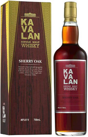Kavalan, Sherry Oak, gift box, 0.7 л