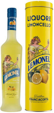 In the photo image Lemonel, gift box, 0.5 L