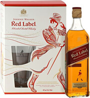 Red Label, gift box with 1 glass, 0.7 L