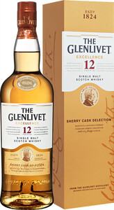 Віскі The Glenlivet 12 Years Old Excellence, gift box, 0.7 л
