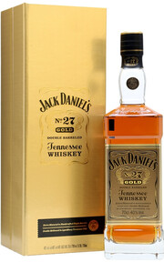 In the photo image Jack Daniels №27 Gold Tennessee Whiskey, gift box, 0.7 L
